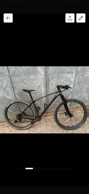 Used Trek Procaliber 9.5 2024 2024 Mountainbike, Black, 29 — image 2 of 3