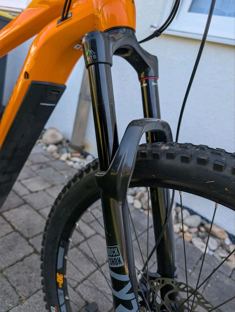Gebrauchtes Haibike Allmtn 4 2021 Mountainbike, Orange — Bild 3 von 4