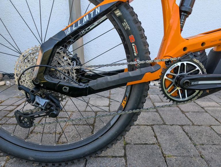 Gebrauchtes Haibike Allmtn 4 2021 Mountainbike, Orange — Bild 2 von 4