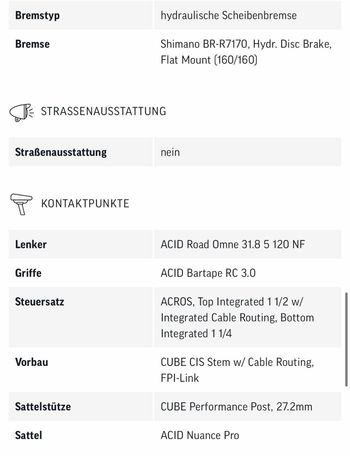 Brugt Cube Attain C:62 Race 2026 Road & Gravel — billede 5 af 8
