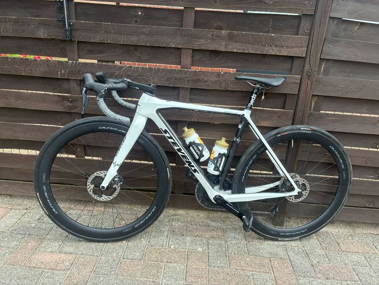Used Stevens Super Prestige Di2 2026 2026 Road & Gravel, White — image 2 of 14