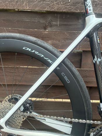 Used Stevens Super Prestige Di2 2026 2026 Road & Gravel, White — image 13 of 14