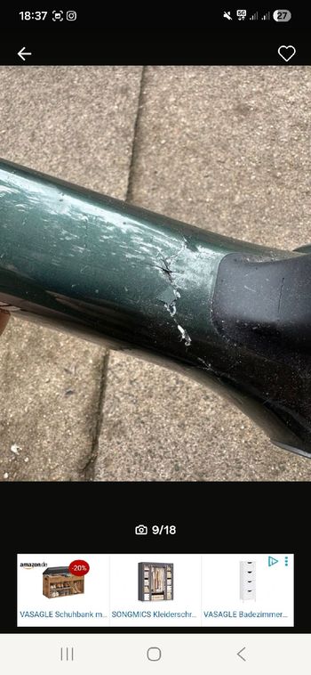 Used Lapierre Aircode DRS 5.0 Di2 2024 Frameset 2024 Road & Gravel, Green — image 9 of 12
