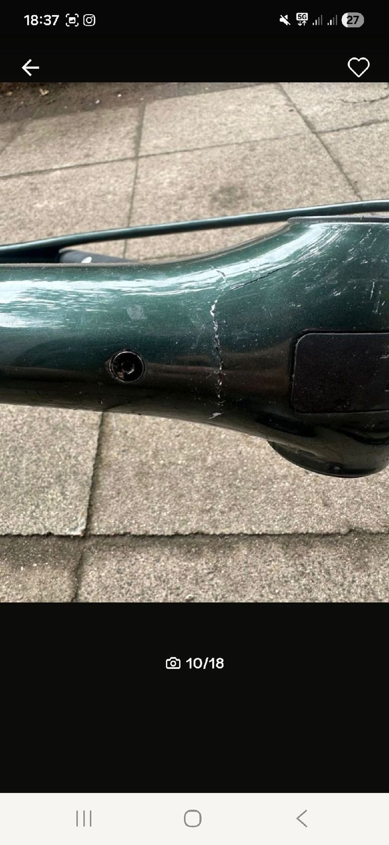 Used Lapierre Aircode DRS 5.0 Di2 2024 Frameset 2024 Road & Gravel, Green — image 12 of 12