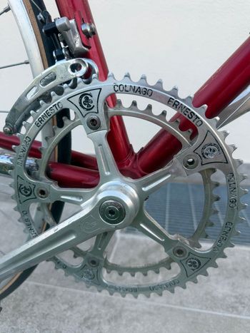Used Colnago Mexico Campagnolo Super Record 1982 Road & Gravel, Red — image 7 of 14