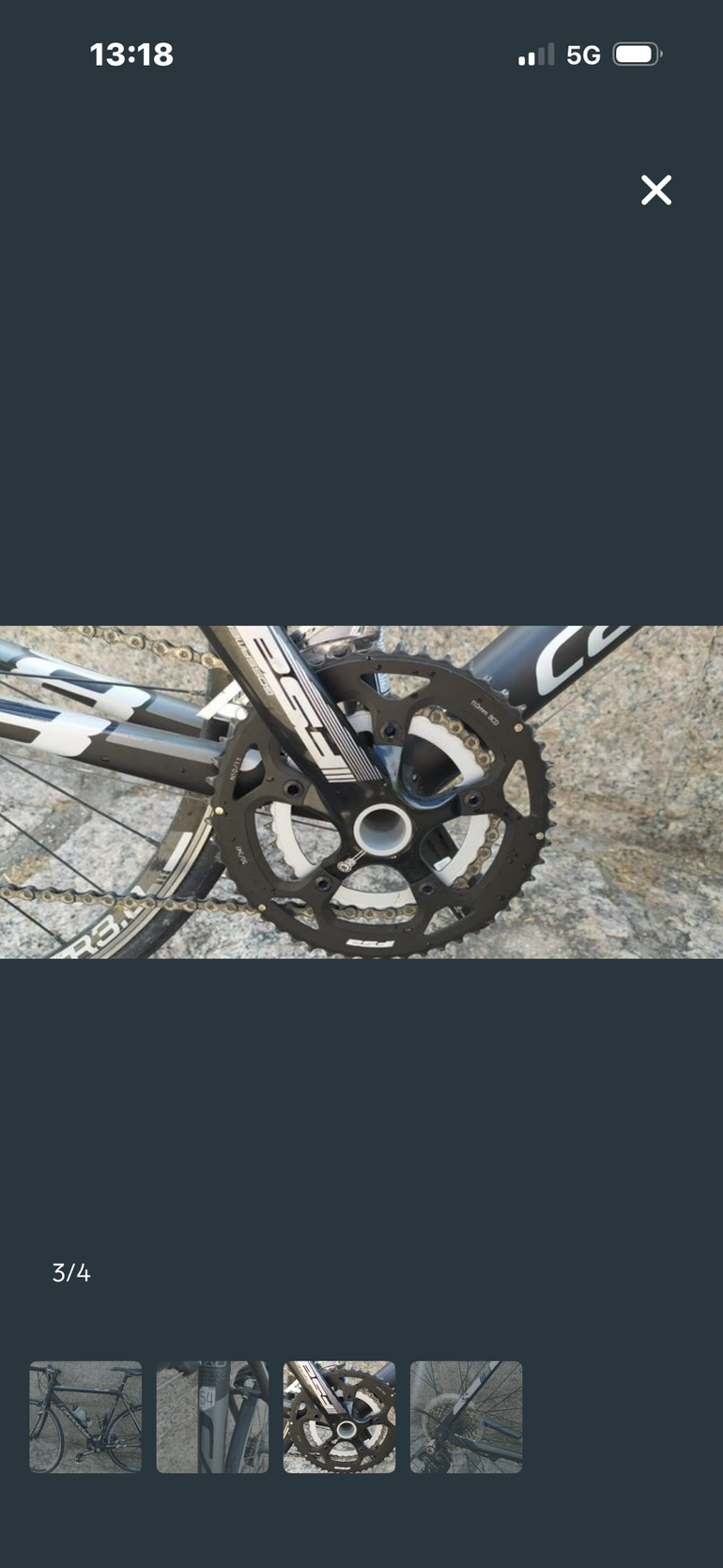 Used Canondale Custom Shimano 105 2018 Road & Gravel, Black — image 2 of 6