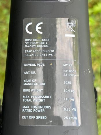 Tweedehands Rose Reveal Plus Ultegra Di2 2025 Road & Gravel — afbeelding 4 van 4
