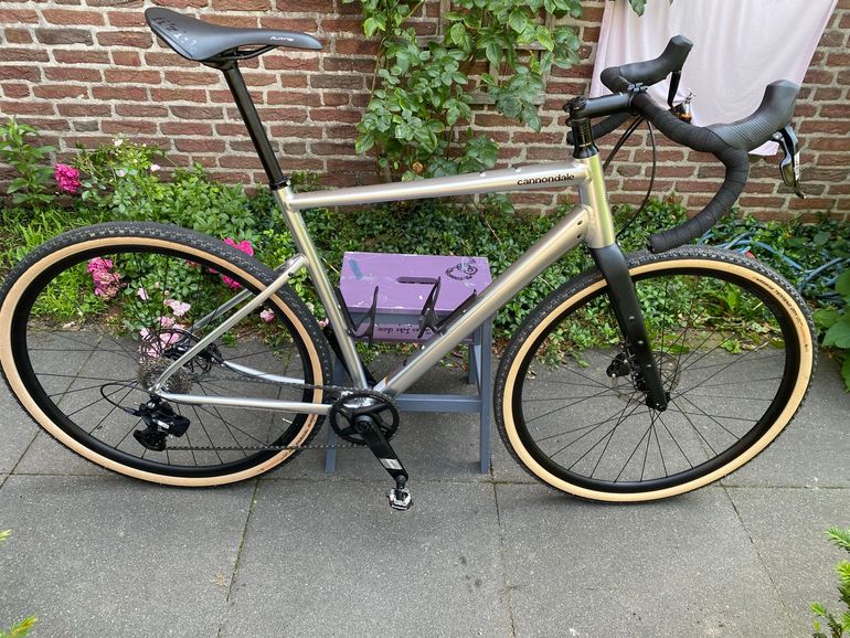 Used Cannondale Topstone Apex 1 2025 2025 Road & Gravel, Light Gray — image 1 of 13