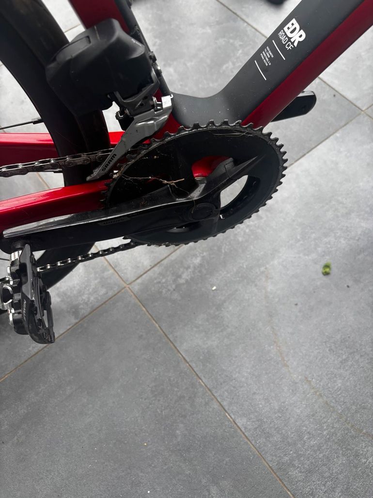 Used Van Rysel EDR CF DISC 2021 Road & Gravel, Red — image 5 of 37
