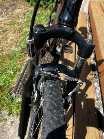 Gebrauchtes KTM Chicago Shimano Acera 2015 Mountainbike, Schwarz — Bild 8 von 30