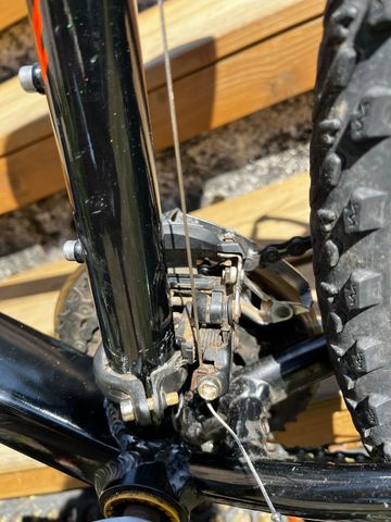 Gebrauchtes KTM Chicago Shimano Acera 2015 Mountainbike, Schwarz — Bild 27 von 30