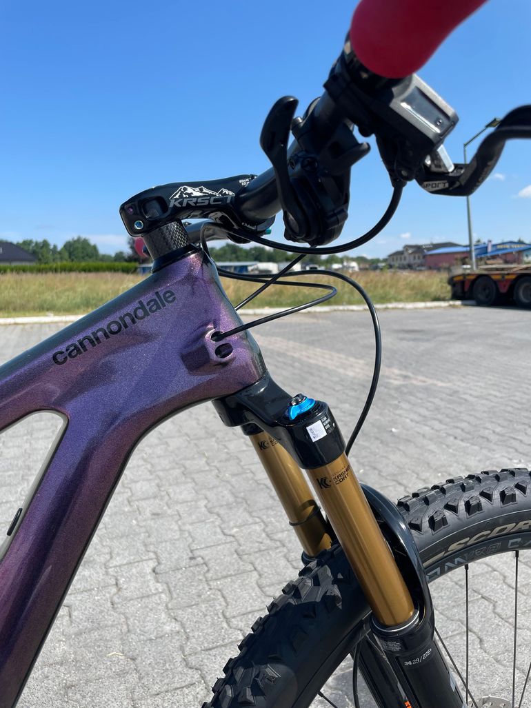 Used Cannondale Habit Carbon SE 2021 2021 Mountainbike, Purple — image 5 of 11