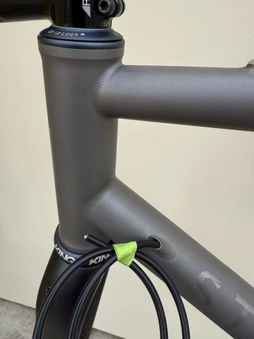 Used Stinner Refugio Custom Butted Frameset 2025 Road & Gravel, Light Gray — image 10 of 15