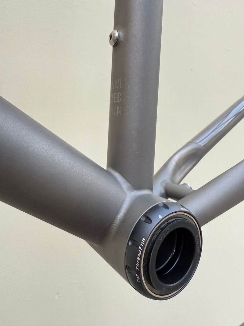 Used Stinner Refugio Custom Butted Frameset 2025 Road & Gravel, Light Gray — image 13 of 15