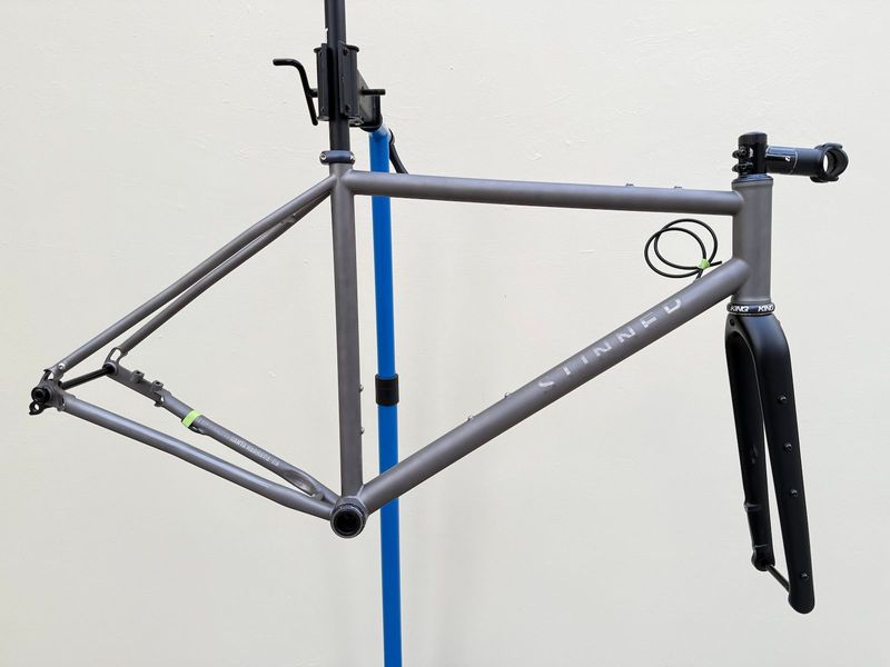 Used Stinner Refugio Custom Butted Frameset 2025 Road & Gravel, Light Gray — image 2 of 15