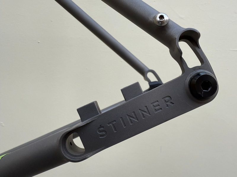 Used Stinner Refugio Custom Butted Frameset 2025 Road & Gravel, Light Gray — image 11 of 15