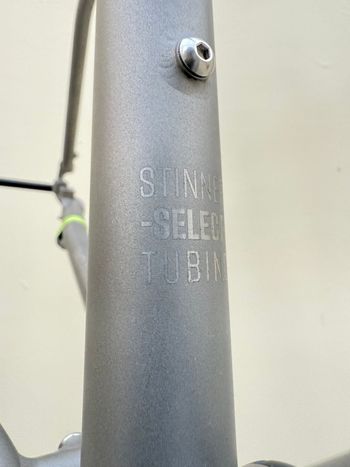 Used Stinner Refugio Custom Butted Frameset 2025 Road & Gravel, Light Gray — image 12 of 15