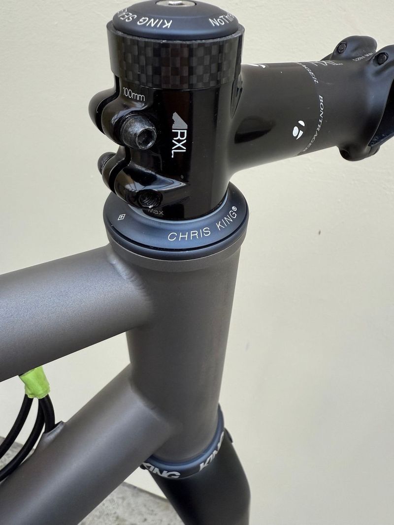 Used Stinner Refugio Custom Butted Frameset 2025 Road & Gravel, Light Gray — image 8 of 15