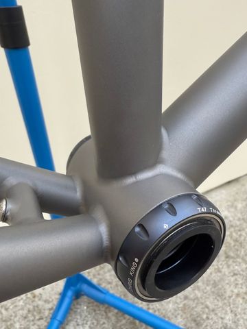 Used Stinner Refugio Custom Butted Frameset 2025 Road & Gravel, Light Gray — image 4 of 15