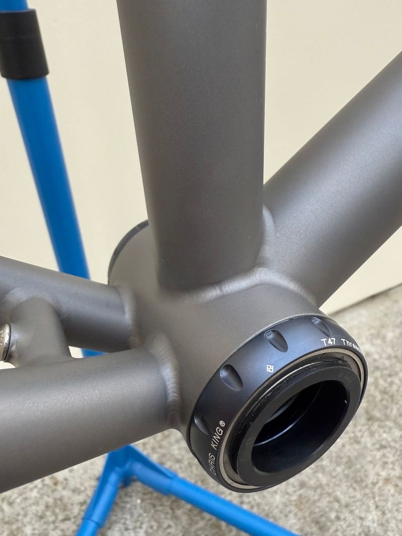 Used Stinner Refugio Custom Butted Frameset 2025 Road & Gravel, Light Gray — image 4 of 15