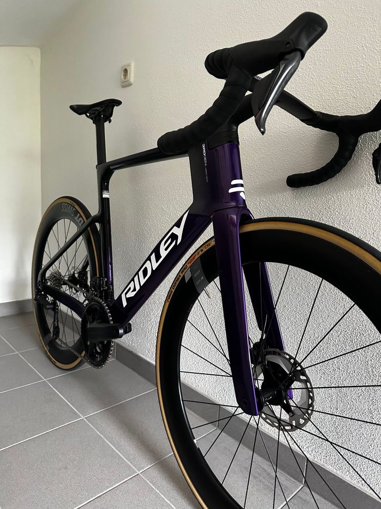 Used Ridley Noah Shimano Ultegra Di2 2025 Road & Gravel, Purple — image 2 of 10