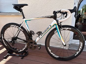 Gebrauchtes Specialized Tarmac Campagnolo Record 2011 Road & Gravel, Weiß — Bild 9 von 9