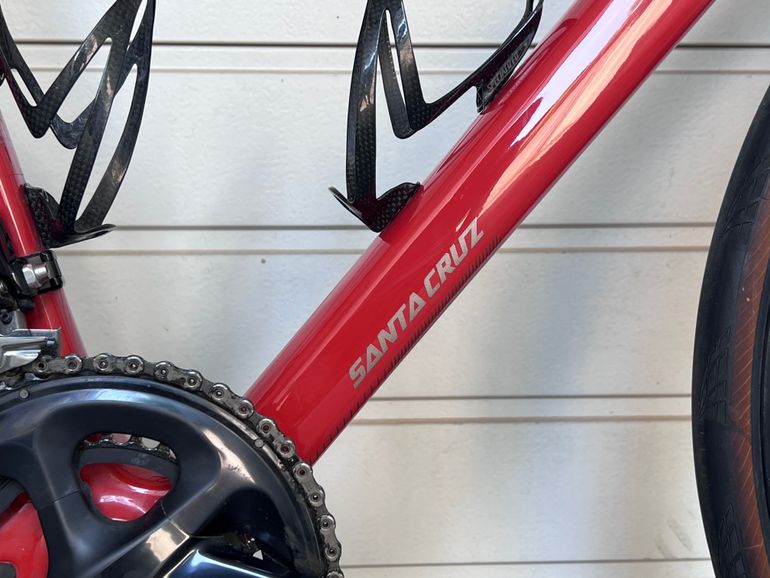 Used Santa Cruz Stigmata CC I Custom I Ultegra DI2 2x11 I CeramicSpeed I Roval C38 I Size 60 2019 Road & Gravel, Red — image 8 of 24