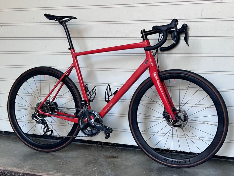 Used Santa Cruz Stigmata CC I Custom I Ultegra DI2 2x11 I CeramicSpeed I Roval C38 I Size 60 2019 Road & Gravel, Red — image 2 of 24