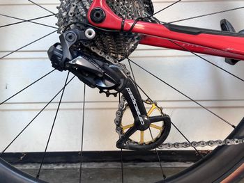 Used Santa Cruz Stigmata CC I Custom I Ultegra DI2 2x11 I CeramicSpeed I Roval C38 I Size 60 2019 Road & Gravel, Red — image 5 of 24