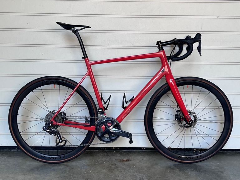 Used Santa Cruz Stigmata CC I Custom I Ultegra DI2 2x11 I CeramicSpeed I Roval C38 I Size 60 2019 Road & Gravel, Red — image 1 of 24