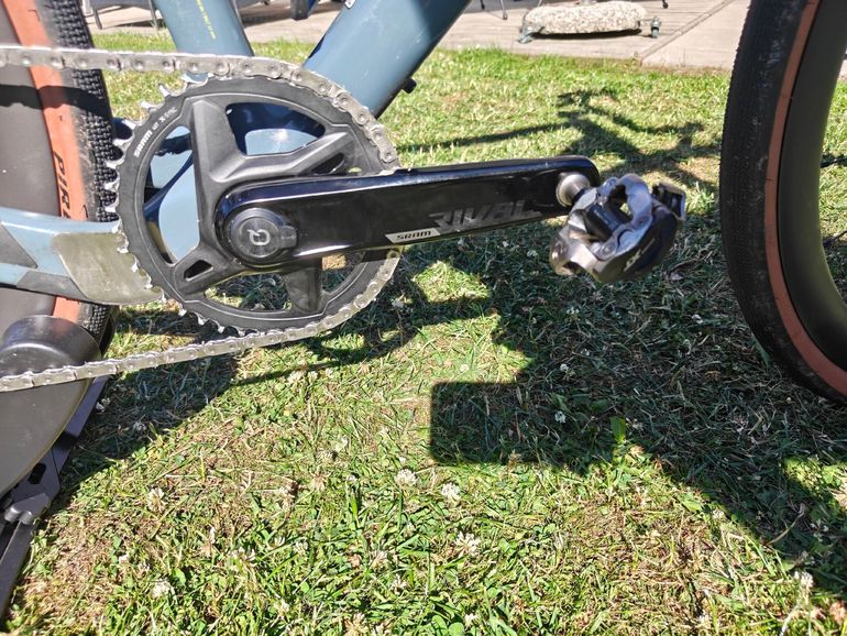 Used Canyon Grizl CF SL 7 eTap 2023 2023 Road & Gravel, Light Gray — image 3 of 5