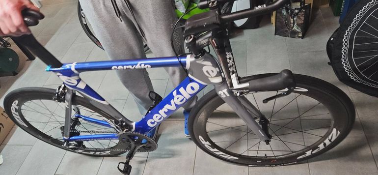 Used Cervélo P2 Ultegra 6870 2017 Frameset 2017 Road & Gravel, Blue — image 2 of 10