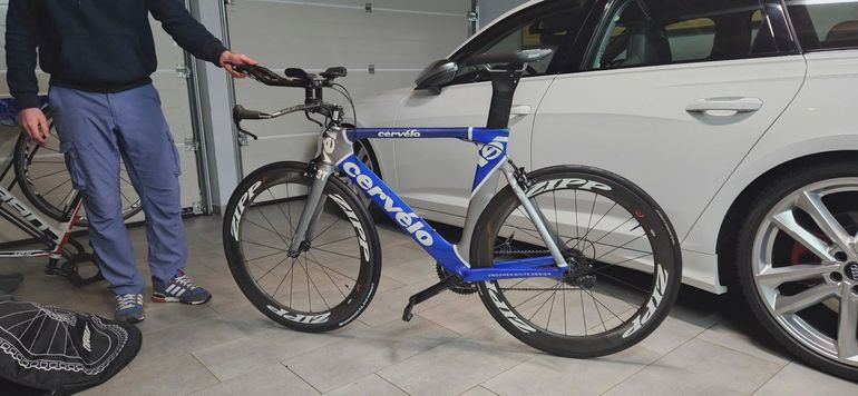 Used Cervélo P2 Ultegra 6870 2017 Frameset 2017 Road & Gravel, Blue — image 1 of 10