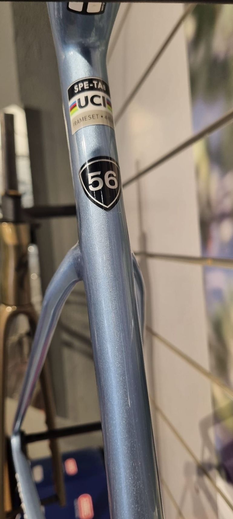 Used Specialized Tarmac Frameset 2025 Road & Gravel, Blue — image 4 of 5
