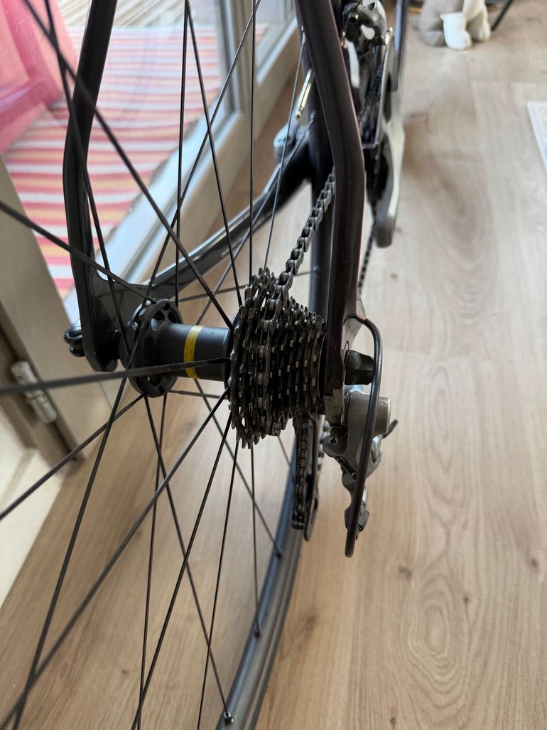 Gebrauchtes B’TWIN Custom Shimano Ultegra 2010 Road & Gravel, Weiß — Bild 11 von 23