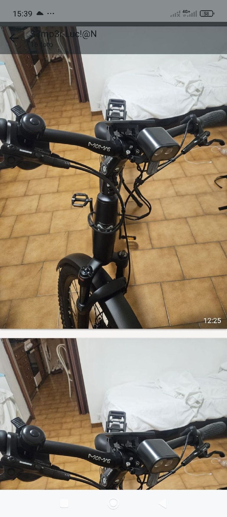 Gebrauchtes Momas Custom Shimano Dura Ace Di2 2023 Mountainbike, Schwarz — Bild 5 von 6