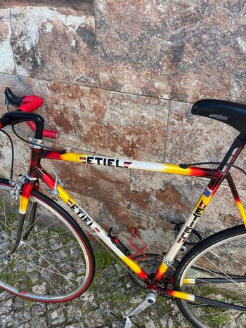 Gebrauchtes Etiel Custom Shimano Dura Ace Di2 1987 Road & Gravel, Rot — Bild 15 von 19