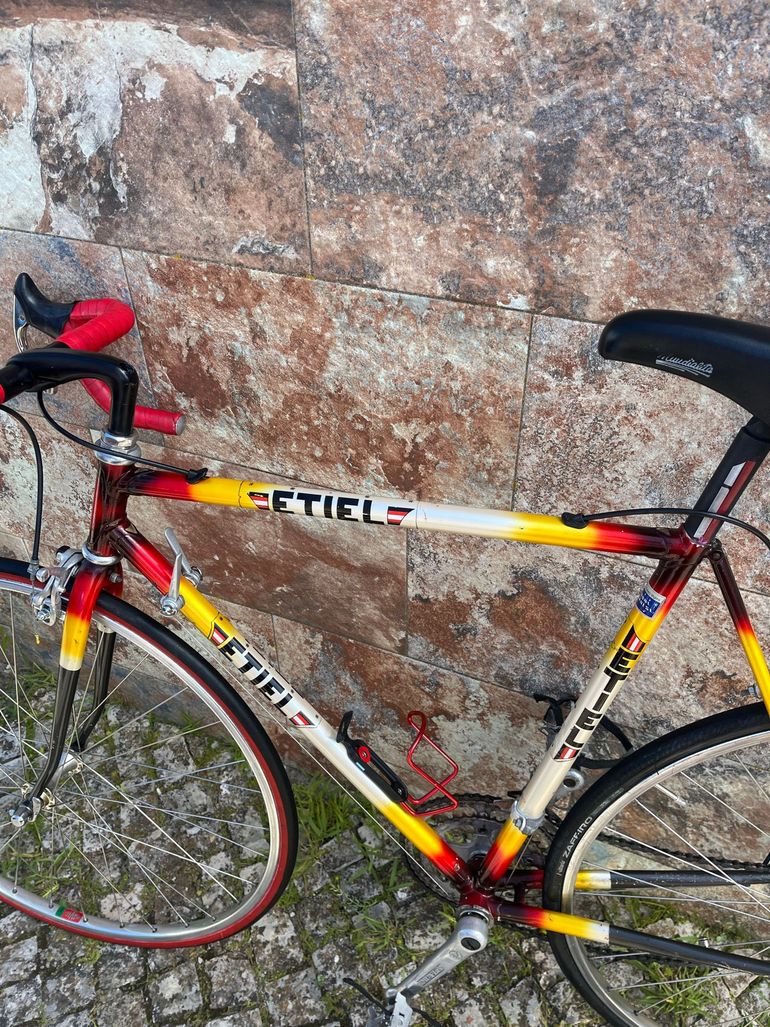 Gebrauchtes Etiel Custom Shimano Dura Ace Di2 1987 Road & Gravel, Rot — Bild 15 von 19