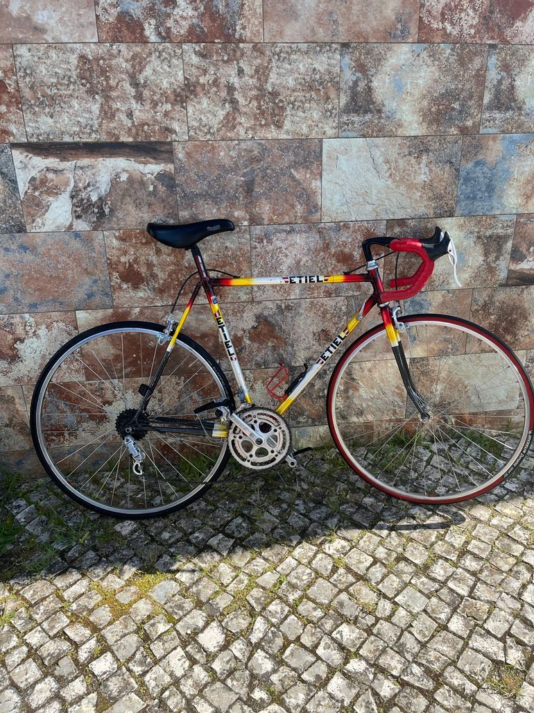Gebrauchtes Etiel Custom Shimano Dura Ace Di2 1987 Road & Gravel, Rot — Bild 17 von 19