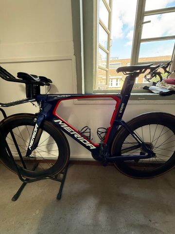 Used Merida Warp TT 2019 2019 Road & Gravel, Blue — image 9 of 13