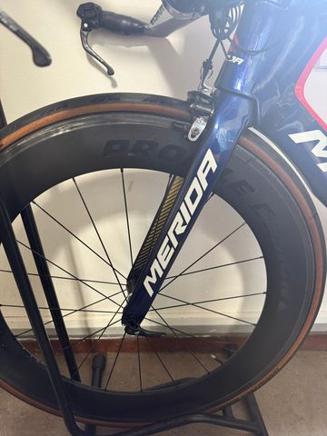 Used Merida Warp TT 2019 2019 Road & Gravel, Blue — image 6 of 13