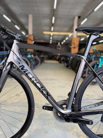 Used Eddy Merckx Mourenx 69 AXS Carbon 2021 Road & Gravel, Light Gray — image 15 of 17
