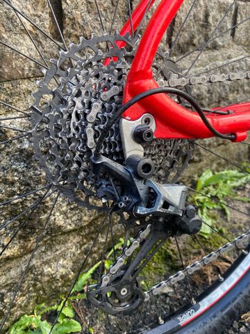 Used Mendiz Custom Shimano SLX 2024 Mountainbike, Red, 29 — image 3 of 4