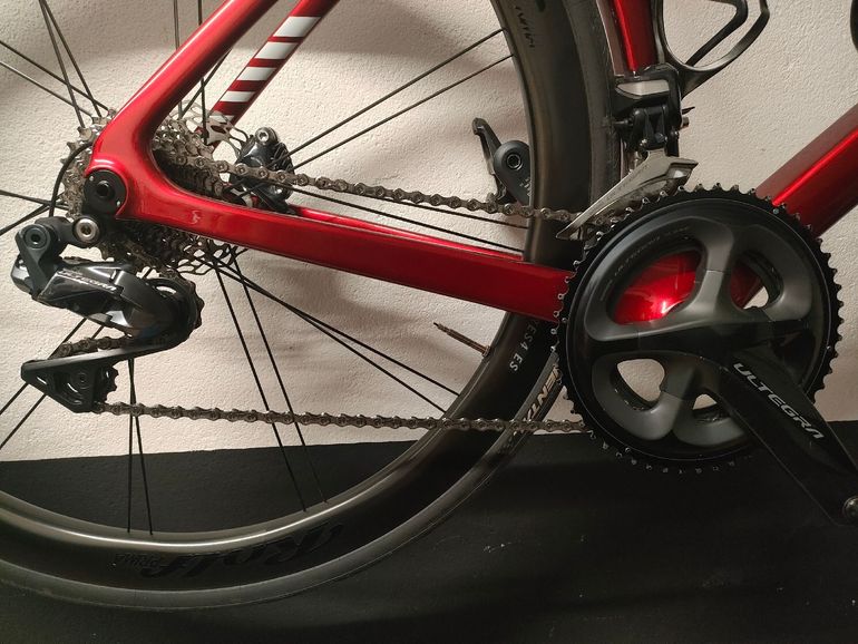 Used Ceepo Custom Shimano Ultegra Di2 2021 Road & Gravel, Red — image 7 of 7