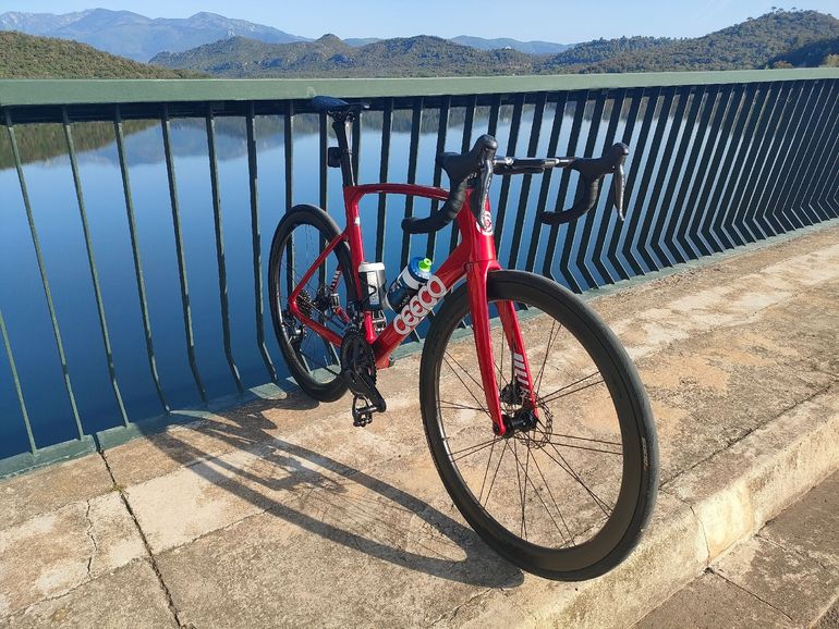 Used Ceepo Custom Shimano Ultegra Di2 2021 Road & Gravel, Red — image 2 of 7