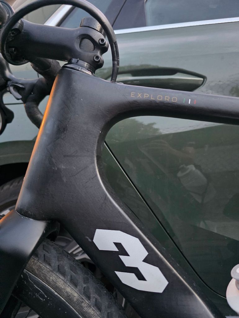 Used 3T Exploro RaceMax Italia Frame 1X 2023 Frameset 2023 Road & Gravel, Black — image 5 of 12