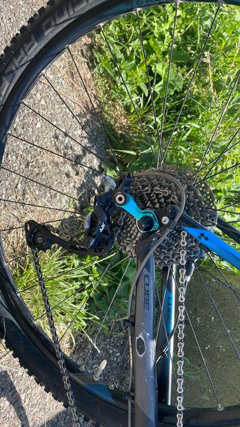 Gebrauchtes CUBE Attention Shimano Deore XT 2019 Mountainbike, Blau — Bild 14 von 20