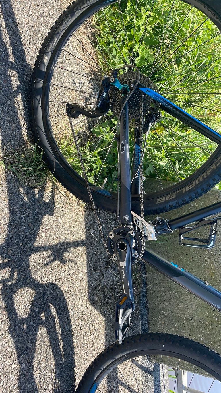 Gebrauchtes CUBE Attention Shimano Deore XT 2019 Mountainbike, Blau — Bild 16 von 20