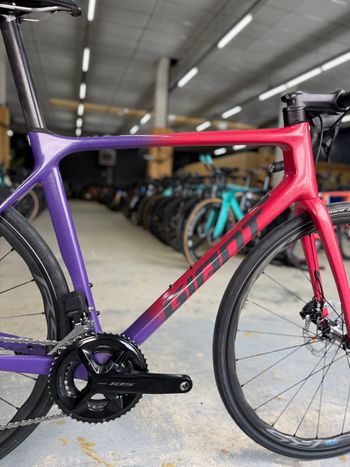Used Giant TCR Di2 Carbon 2022 Road & Gravel, Purple — image 12 of 24