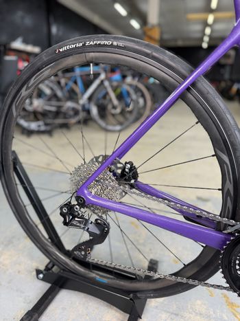 Used Giant TCR Di2 Carbon 2022 Road & Gravel, Purple — image 9 of 24